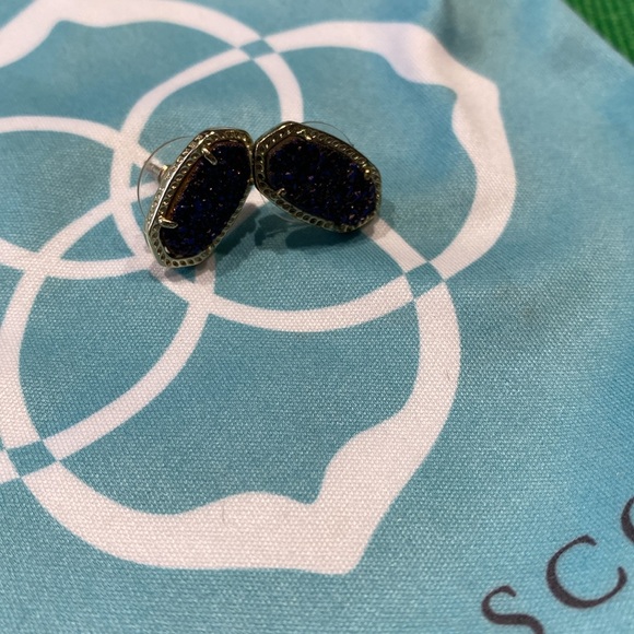 Kendra Scott Purple and Gold Earrings - Picture 2 of 7